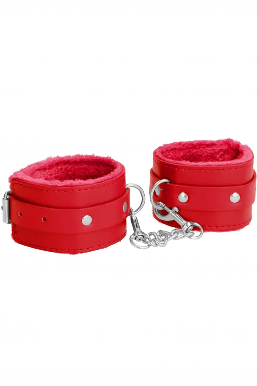 наручники (оковы, фиксаторы) plush leather hand cuffs в Новом Уренгое