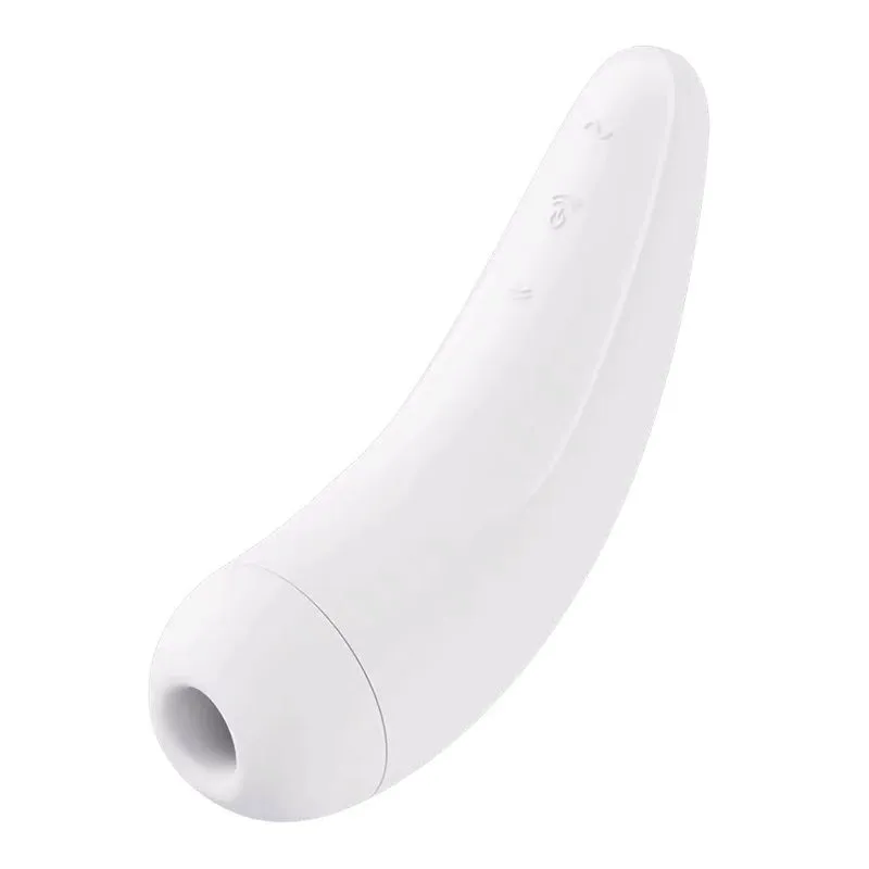 Вакуум-волновой бесконтактный стимулятор клитора Satisfyer Curvy 2+, белый