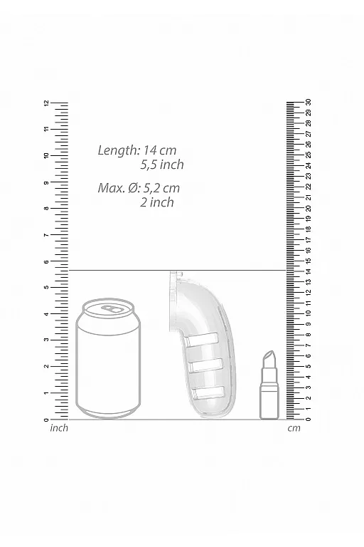 мужской пояс верности cage with plug 12 в Новом Уренгое
