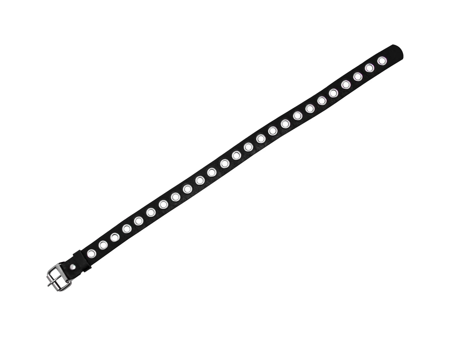 ошейник pinkrabbit с люверсами, чёрный в Новом Уренгое