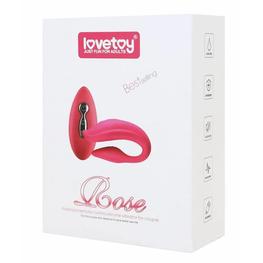 вибратор для пар lovetoy rose, розовый в Новом Уренгое