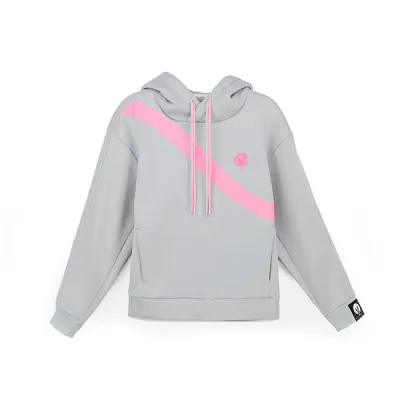 Худи Pink Rabbit мега оверсайз, серый, XL/2XL