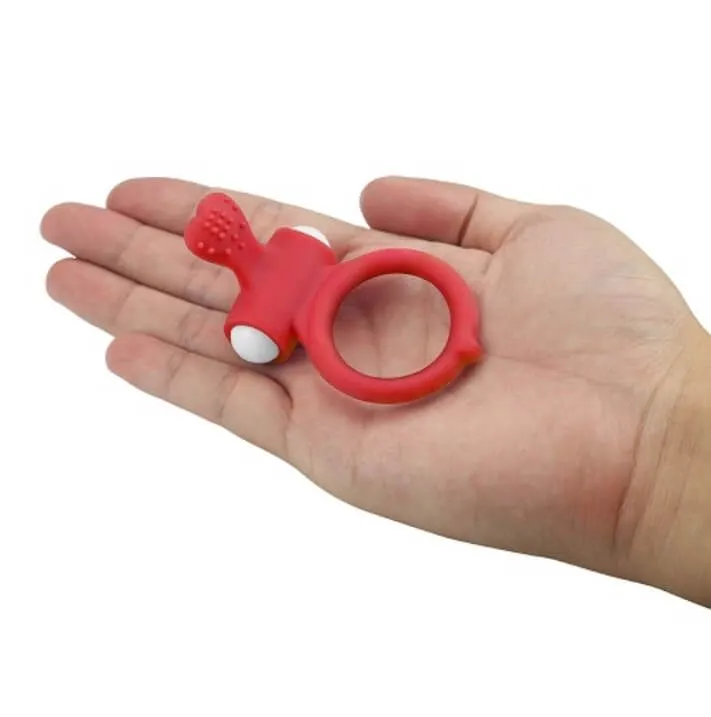 эрекционное виброкольцо lovetoy power heart, красное в Новом Уренгое