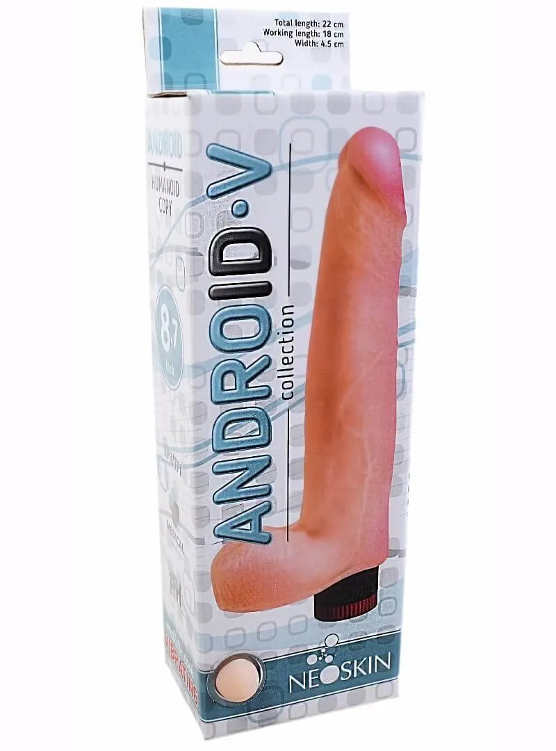 вибратор с мошонкой lovetoy android long, телесный в Новом Уренгое