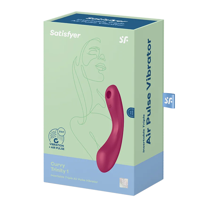вакуумный массажер satisfyer curvy trinity 1 red 036496sa в Новом Уренгое
