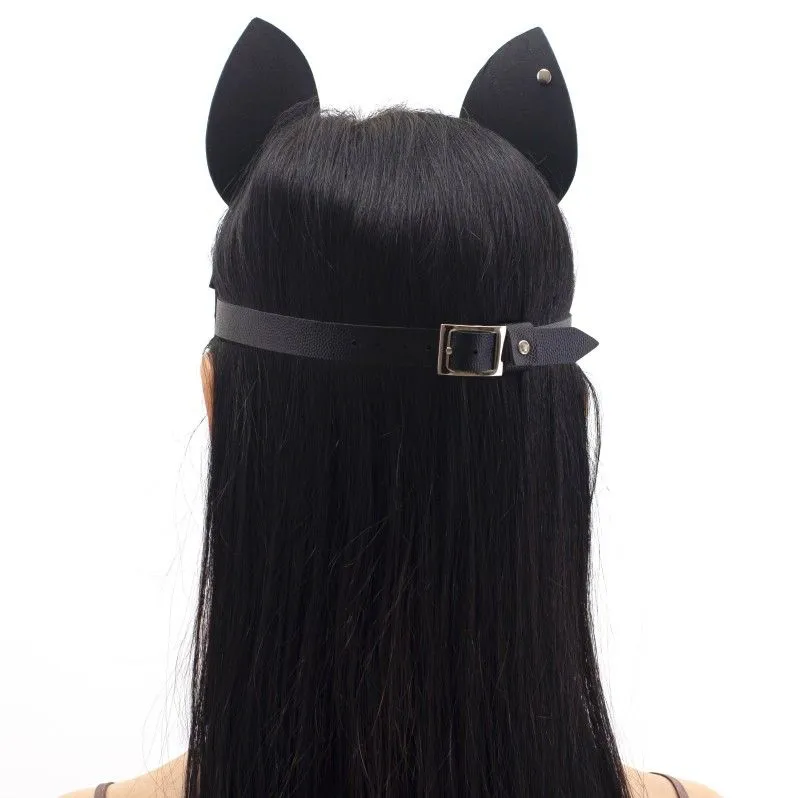 маска кошки со стразами pinkrabbit , чёрная в Новом Уренгое