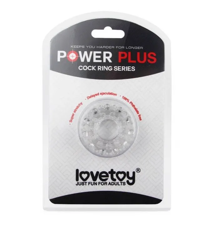 эрекционное кольцо lovetoy power plus 1433, прозрачное в Новом Уренгое