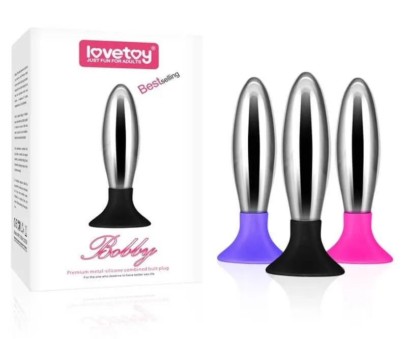 анальная пробка lovetoy bobby, розовая в Новом Уренгое