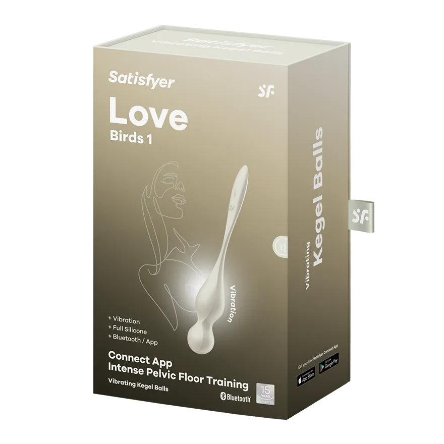 вагинальные шарики с вибрацией satisfyer love birds 1 white 002910sa в Новом Уренгое