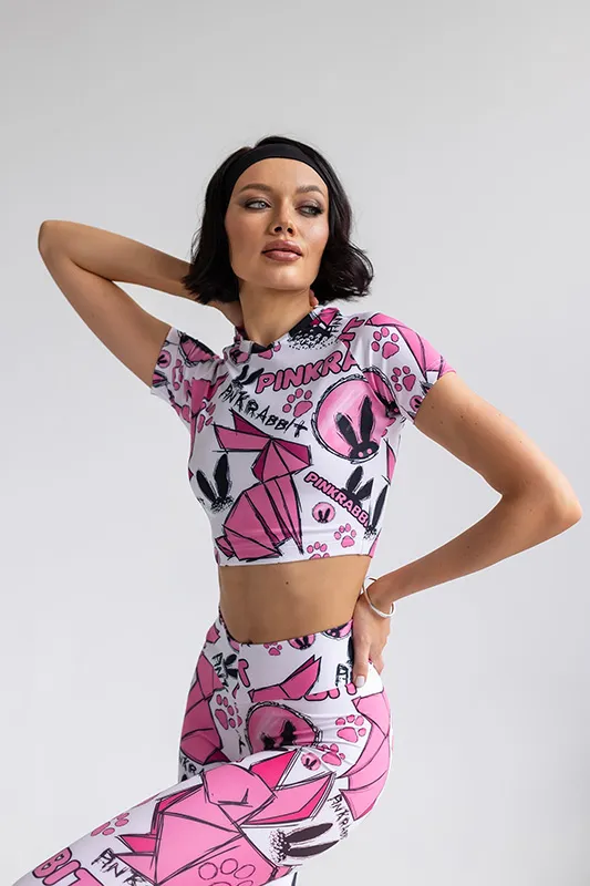 Кроп-топ PinkRabbit White