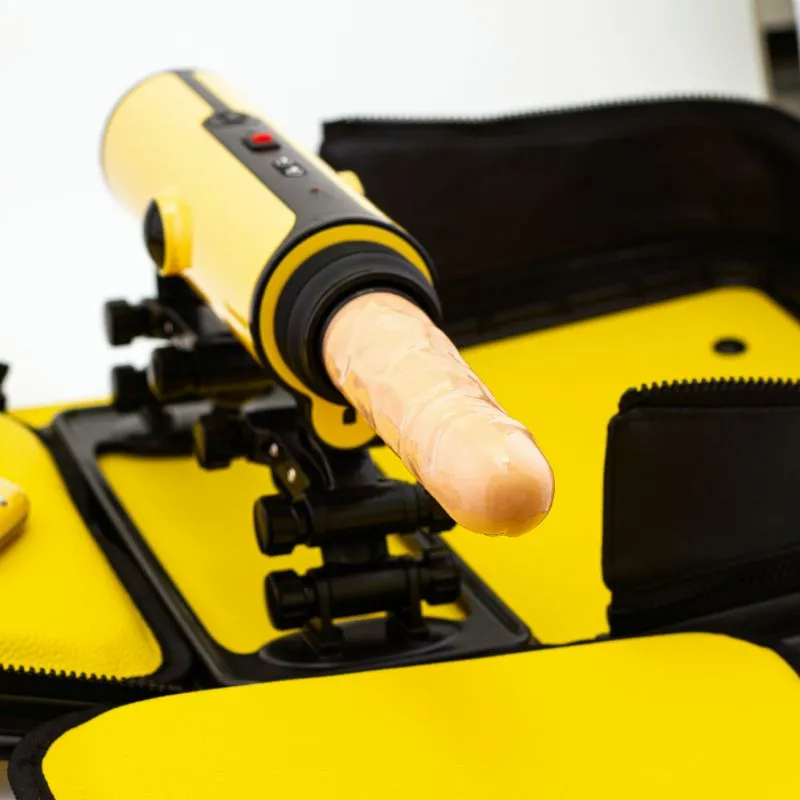 секс-машина в сумке pinkrabbit 310-x5, желтая в Новом Уренгое