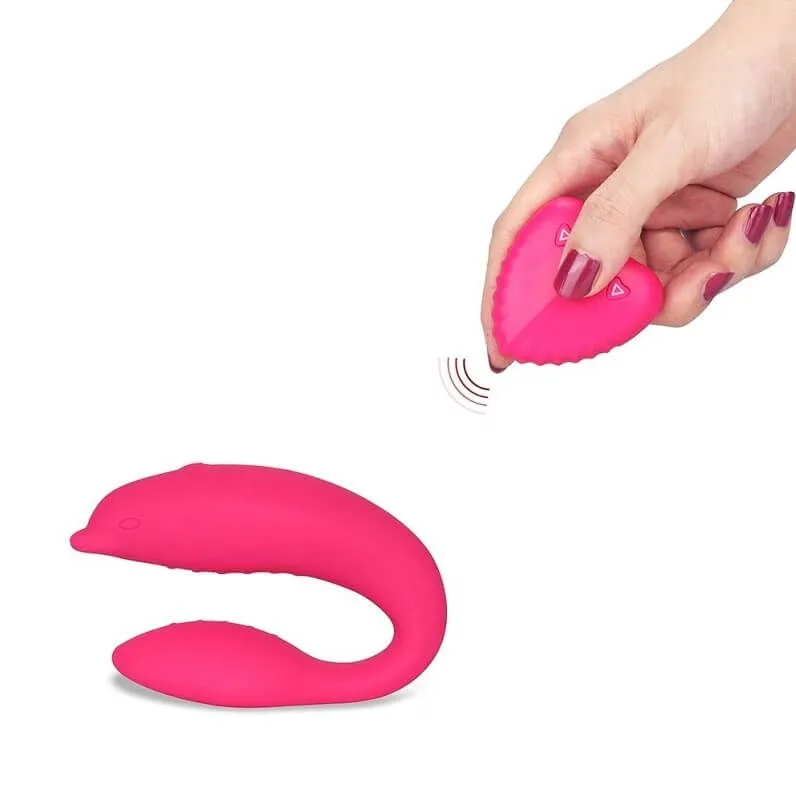 вибратор для пар lovetoy toyz4partner с пультом, розовый в Новом Уренгое