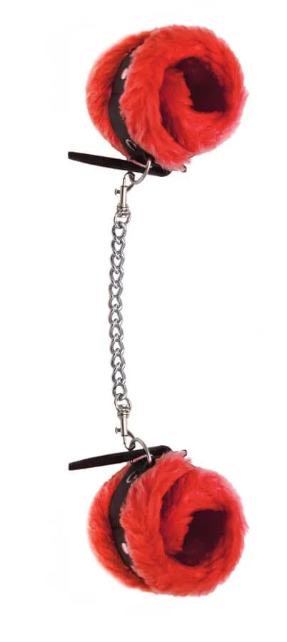 наручники декоративные i sexy мягкое подчинение, красные в Новом Уренгое