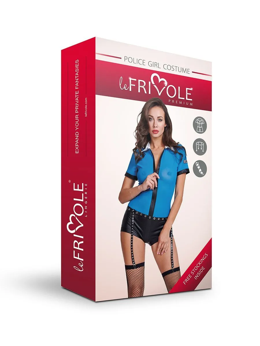 Эротическое костюм полицейского le frivole, боди на молнии в Новом Уренгое