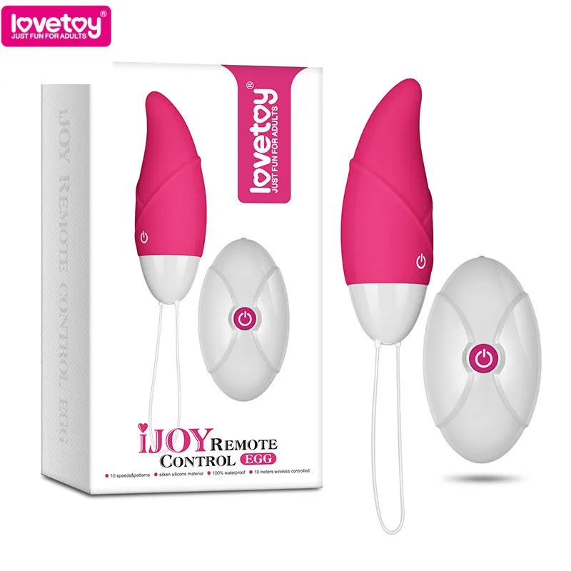 виброяйцо lovetoy ijoy remote control egg, розовое в Новом Уренгое
