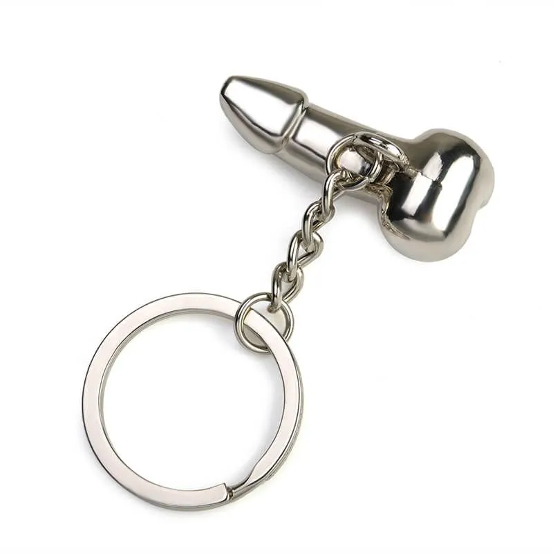 брелок pinkrabbit фаллос, серебристый в Новом Уренгое