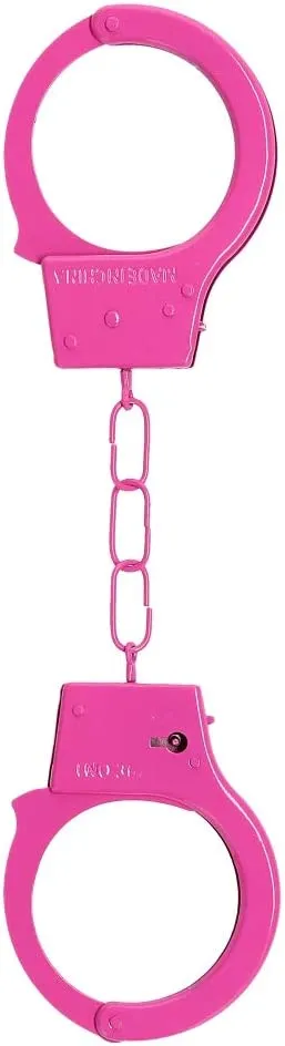 наручники металлические beginner's handcuffs, розовые в Новом Уренгое