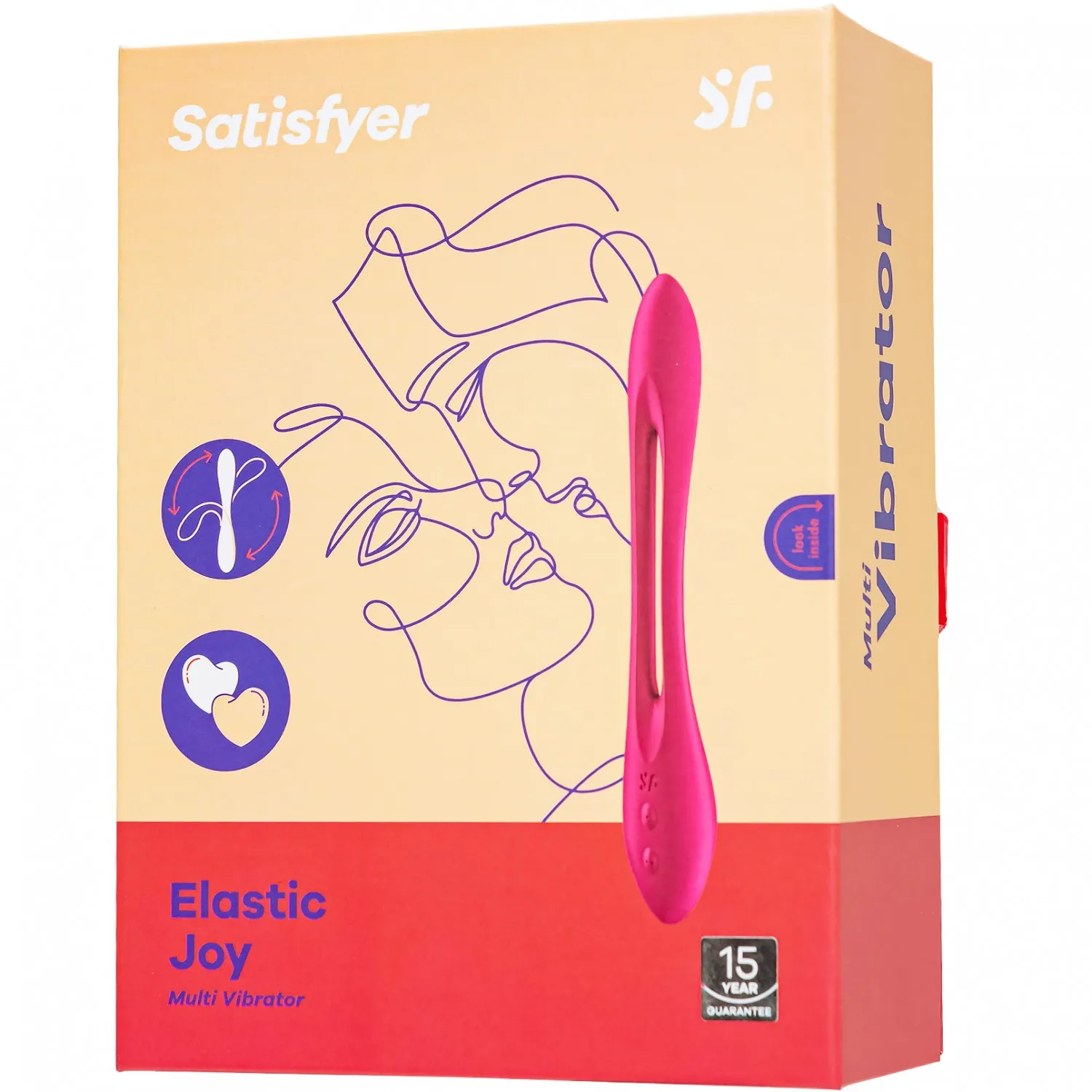 мультифункциональный вибратор satisfyer elastic joy red 007595sa в Новом Уренгое
