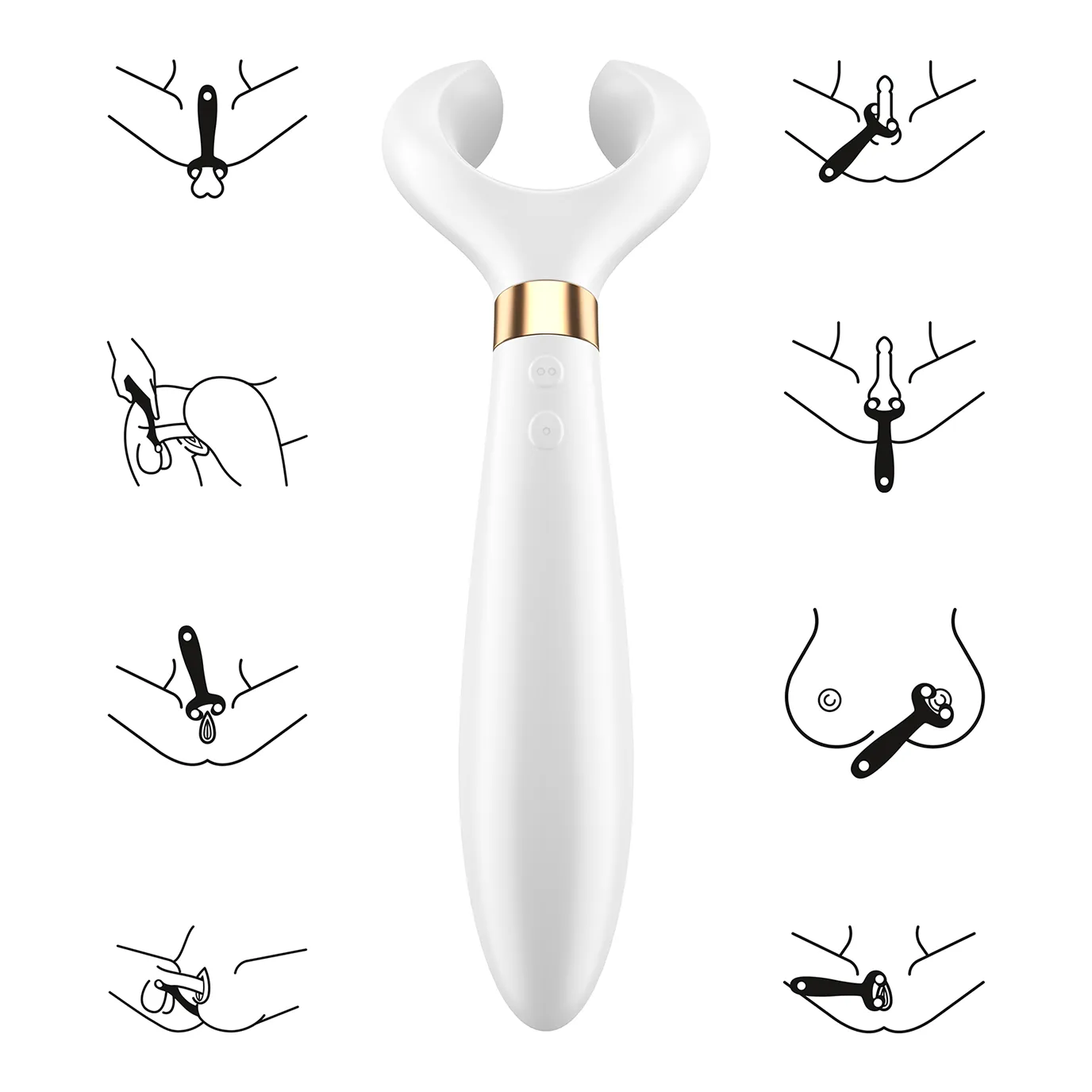 вибромассажер для пары satisfyer endless fun white 001043sa в Новом Уренгое