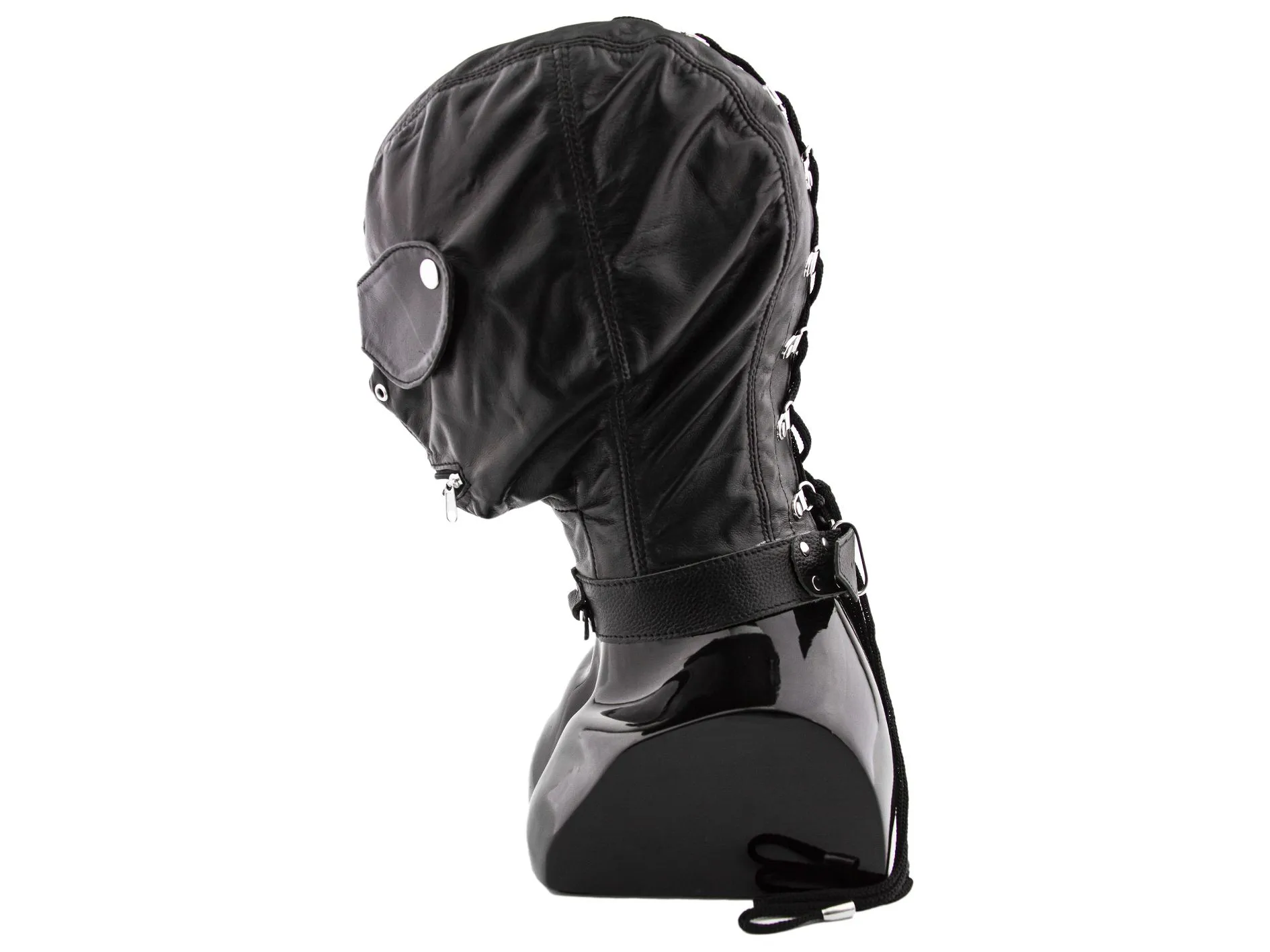 шлем pinkrabbit с ошейником и шорами, черный в Новом Уренгое