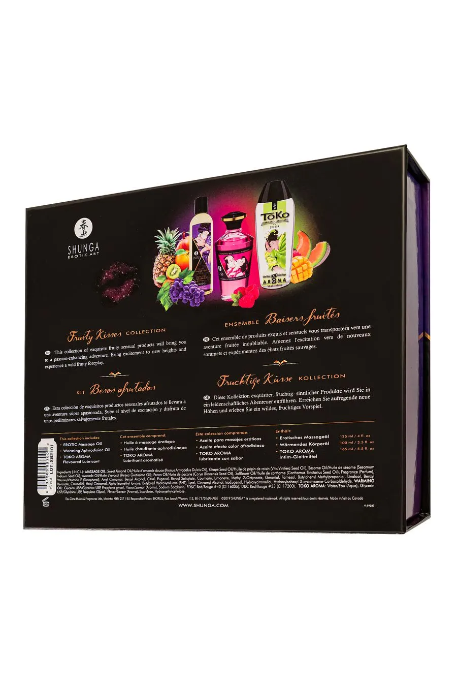 подарочный набор shunga «фруктовые поцелуи» fruity kisses, 5 средств в Новом Уренгое