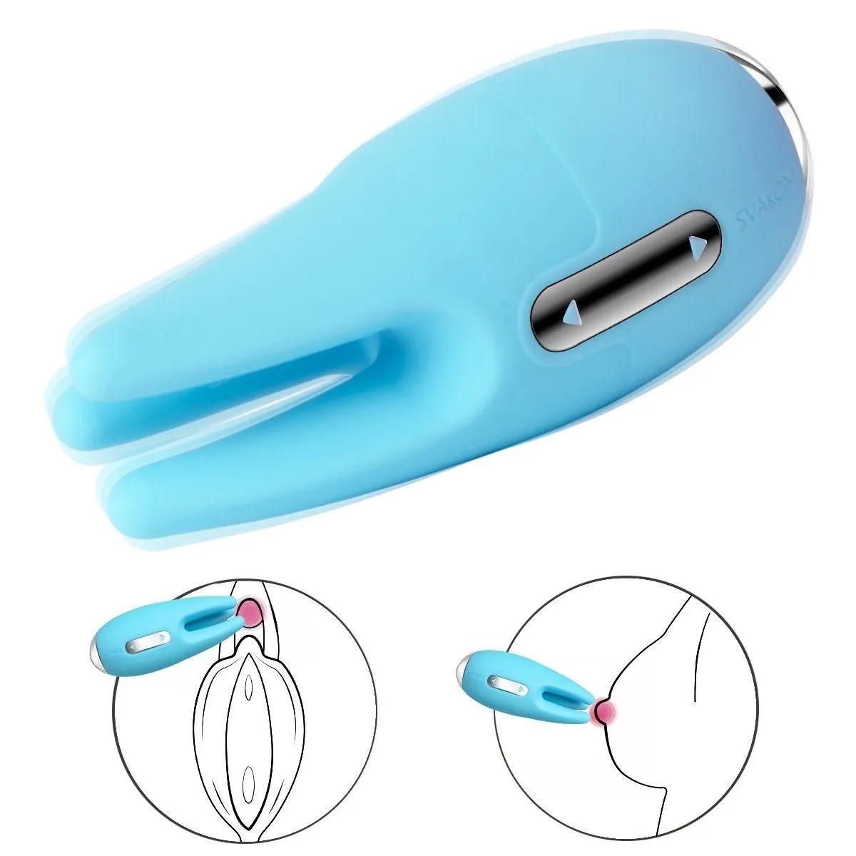 универсальный массажер svakom cookie, голубой в Новом Уренгое