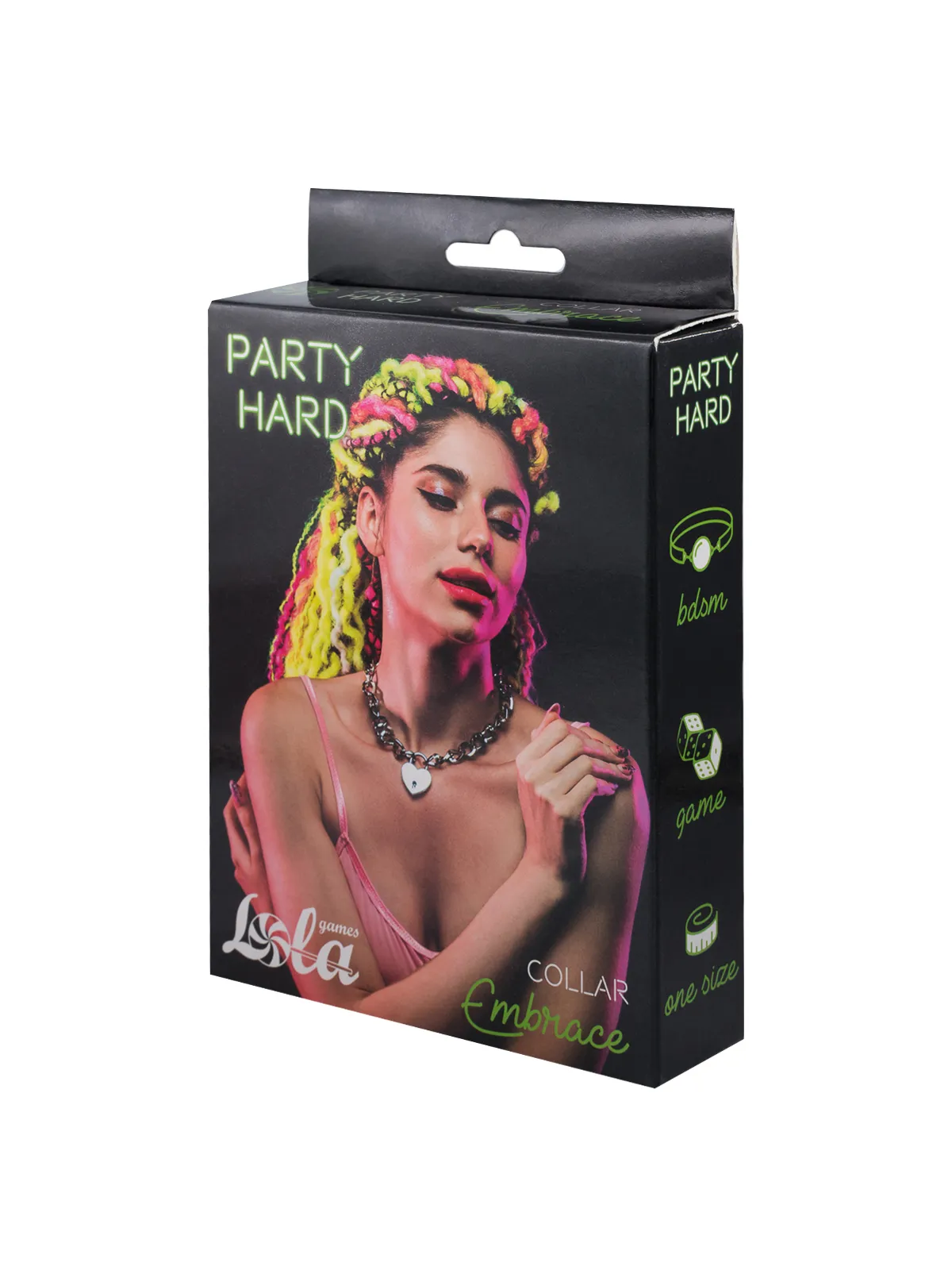 ошейник party hard embrace silver 1093-01lola в Новом Уренгое