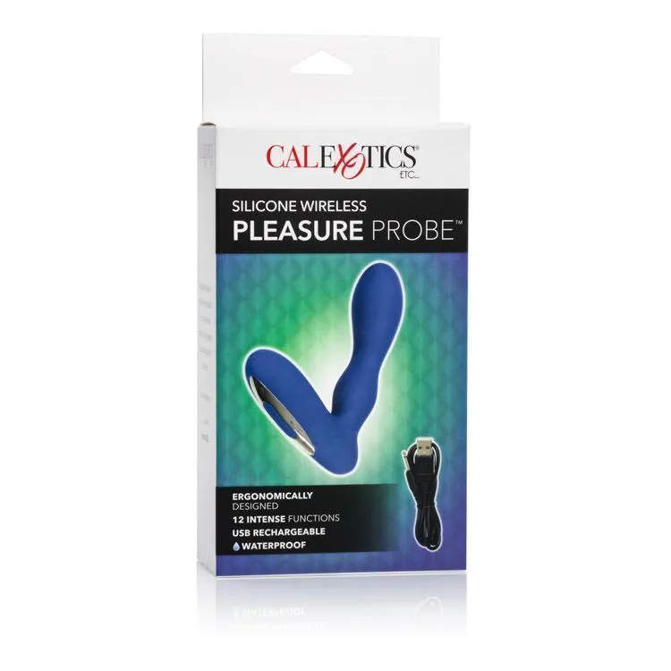 стимулятор простаты california exotic novelties wireless pleasure probe, синий в Новом Уренгое