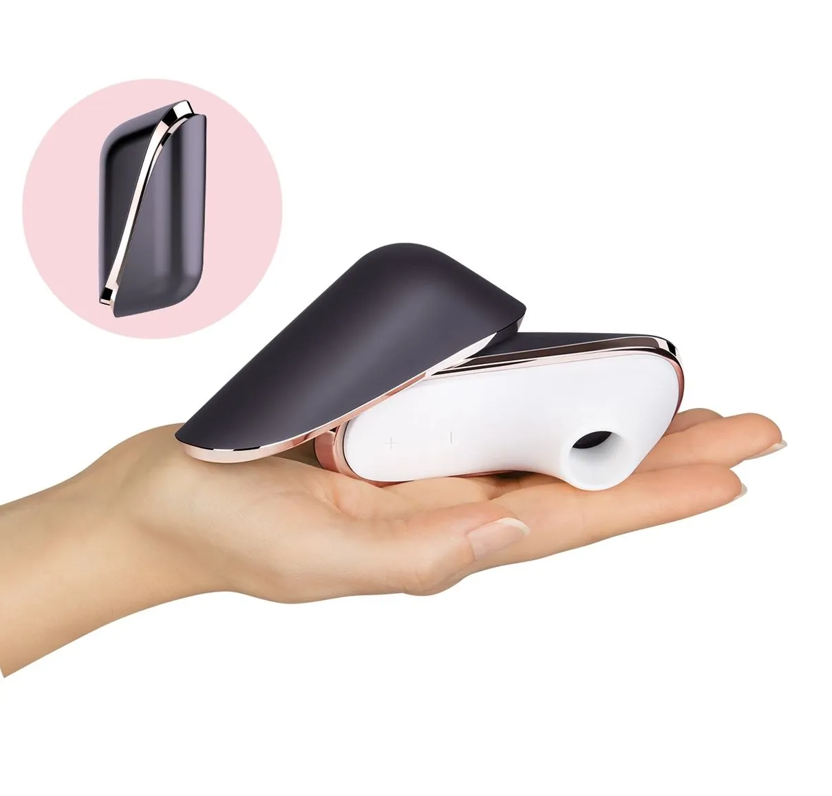 клиторальный стимулятор satisfyer pro traveler, черный в Новом Уренгое