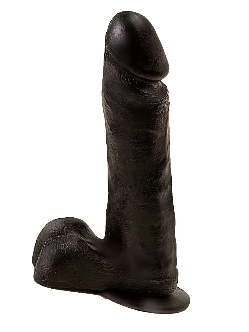 фаллоимитатор на присоске черный 401500ru в Новом Уренгое