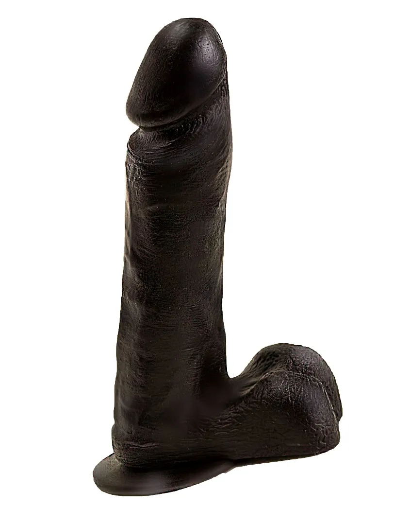 фаллоимитатор на присоске черный 401500ru в Новом Уренгое