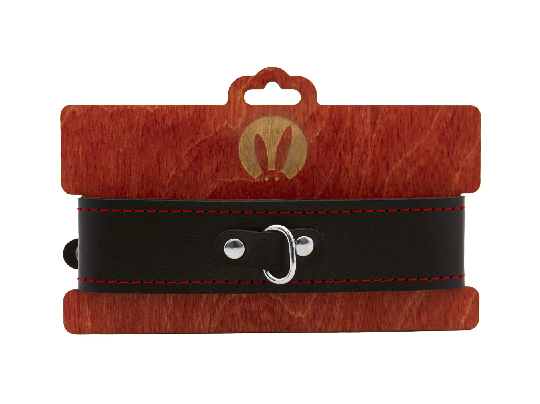 ошейник pinkrabbit двухслойный, с красной строчкой в Новом Уренгое