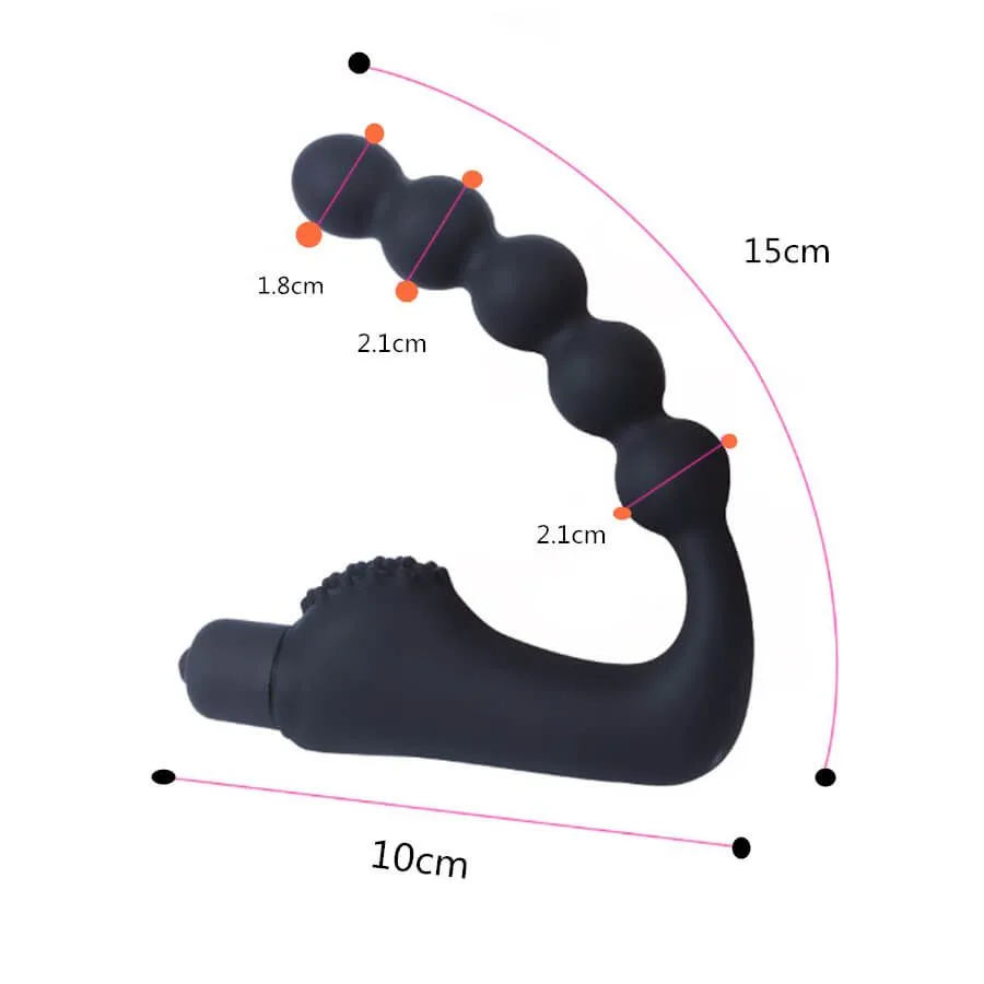 стимулятор простаты lovetoy silicone power beads, с вибрацией в Новом Уренгое