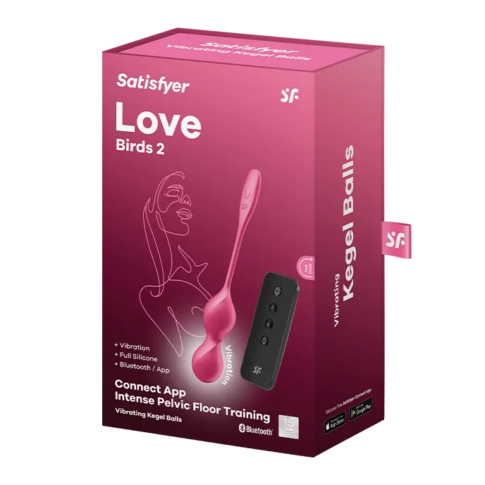 Вагинальные шарики с вибрацией Satisfyer Love Birds 2 pink 002941SA