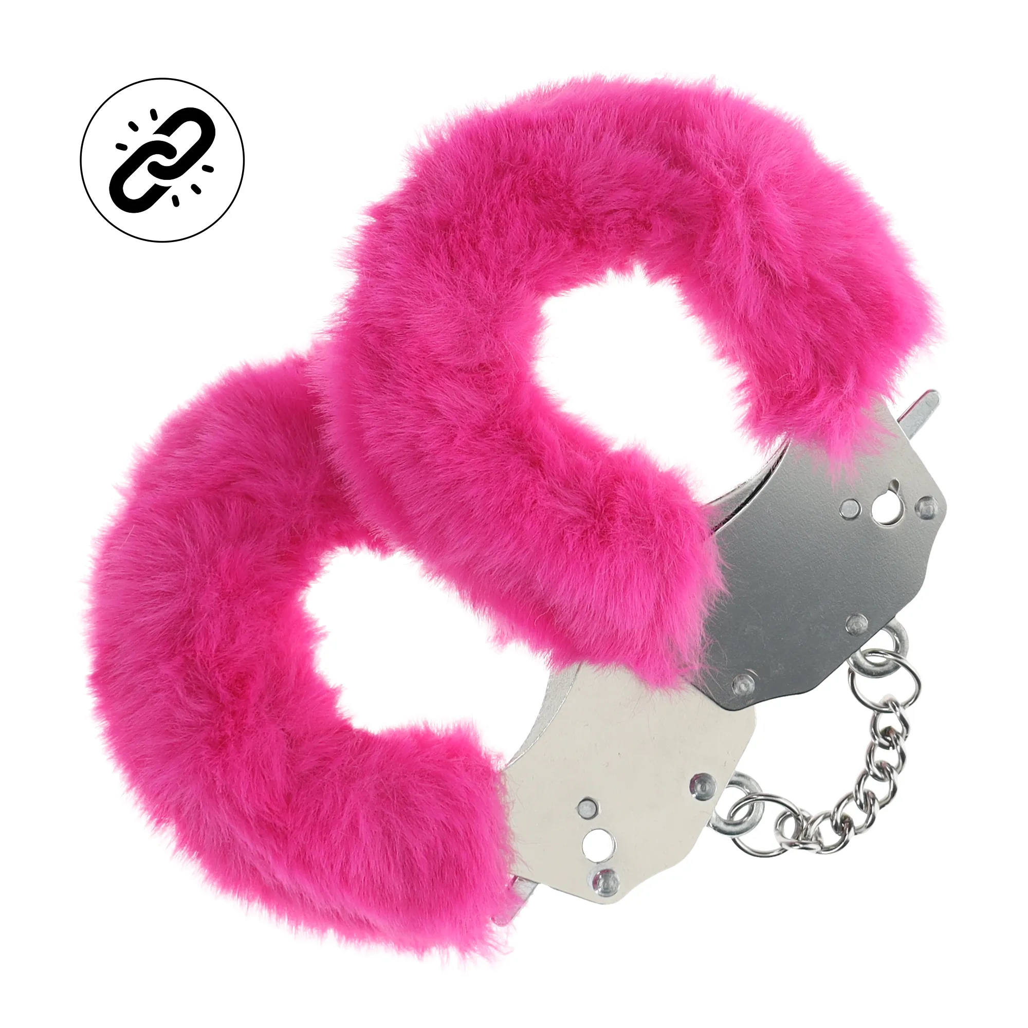 наручники для эротических игр heavy-duty fluffy handcuffs - pink в Новом Уренгое