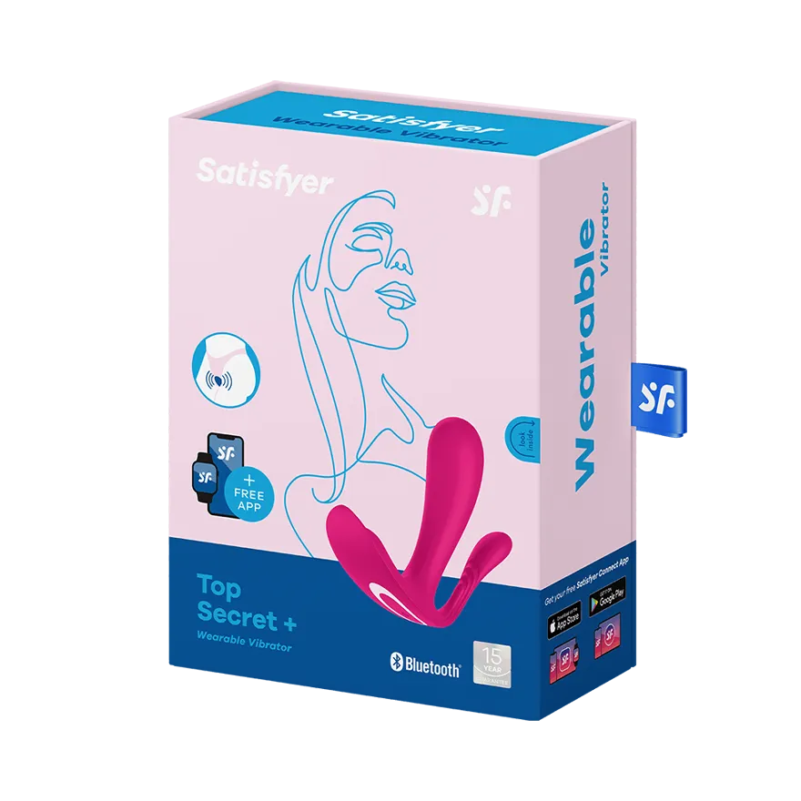 Вибратор Satisfyer Top Secret+ Connect App Pink 003429SA