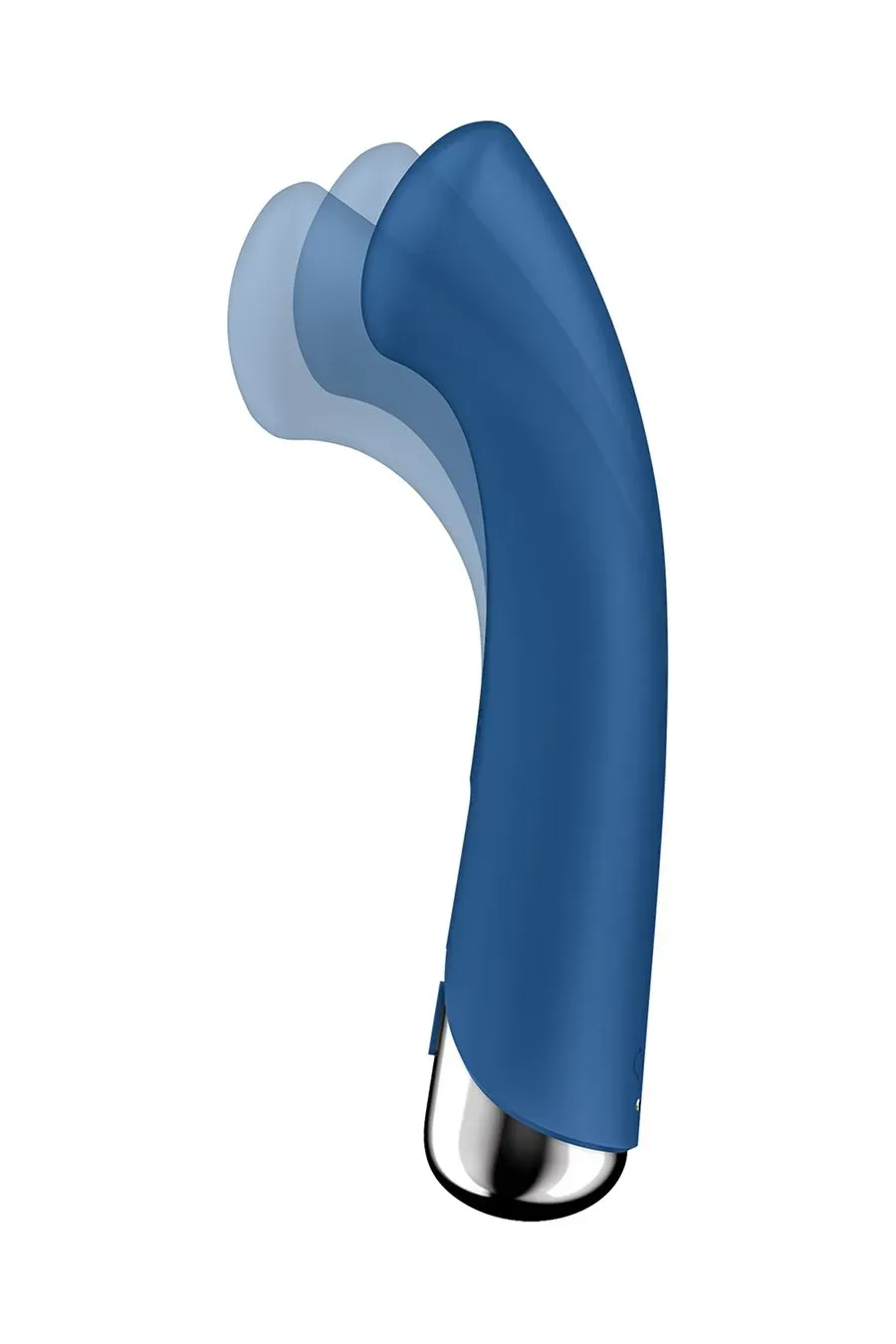 вибратор для точки g с ротацией satisfyer spinning g-spot 1, силикон, синий, 16,8 см в Новом Уренгое