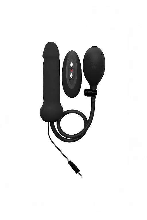 надувной вибрационный фаллоимитатор inflatable vibrating silicone dong в Новом Уренгое