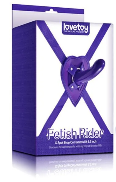 страпон lovetoy fetish rider g-spot, фиолетовый в Новом Уренгое