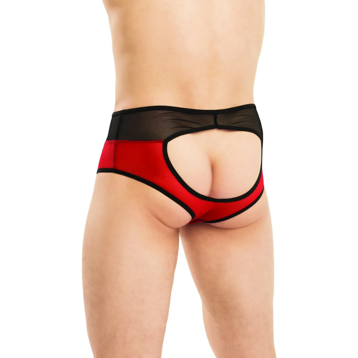 Эротическое трусы мужские flirton, черно-красные в Новом Уренгое