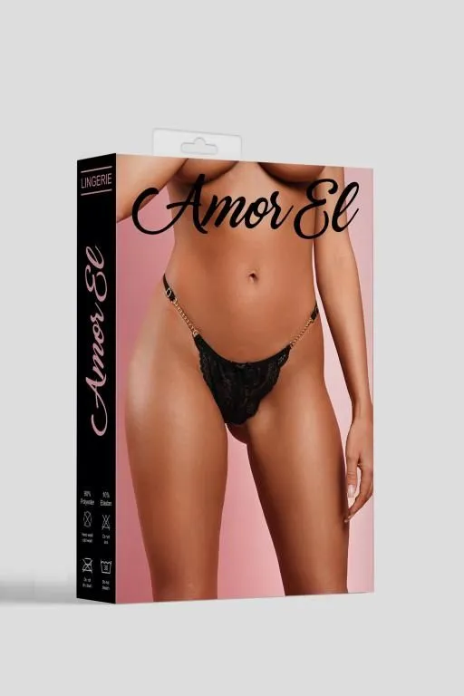 ажурные стринги, чёрные в Новом Уренгое