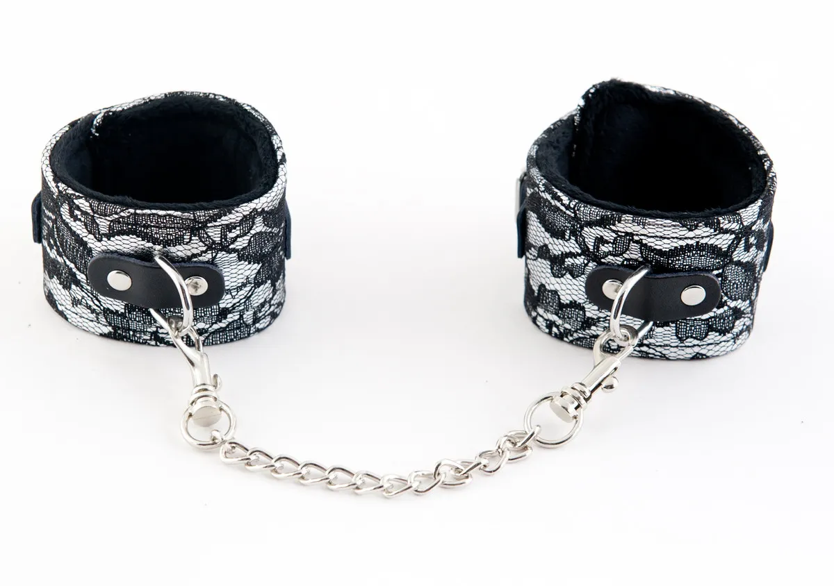 кружевные поножи toyfa marcus, серебристый, 46 см. в Новом Уренгое