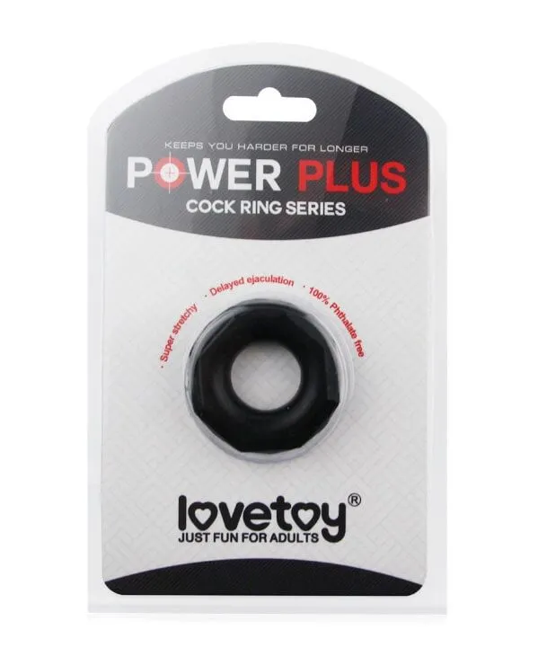 эрекционное кольцо lovetoy power plus 1434, черное в Новом Уренгое