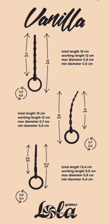 набор уретральных массажеров vanilla twist 1175-01lola в Новом Уренгое