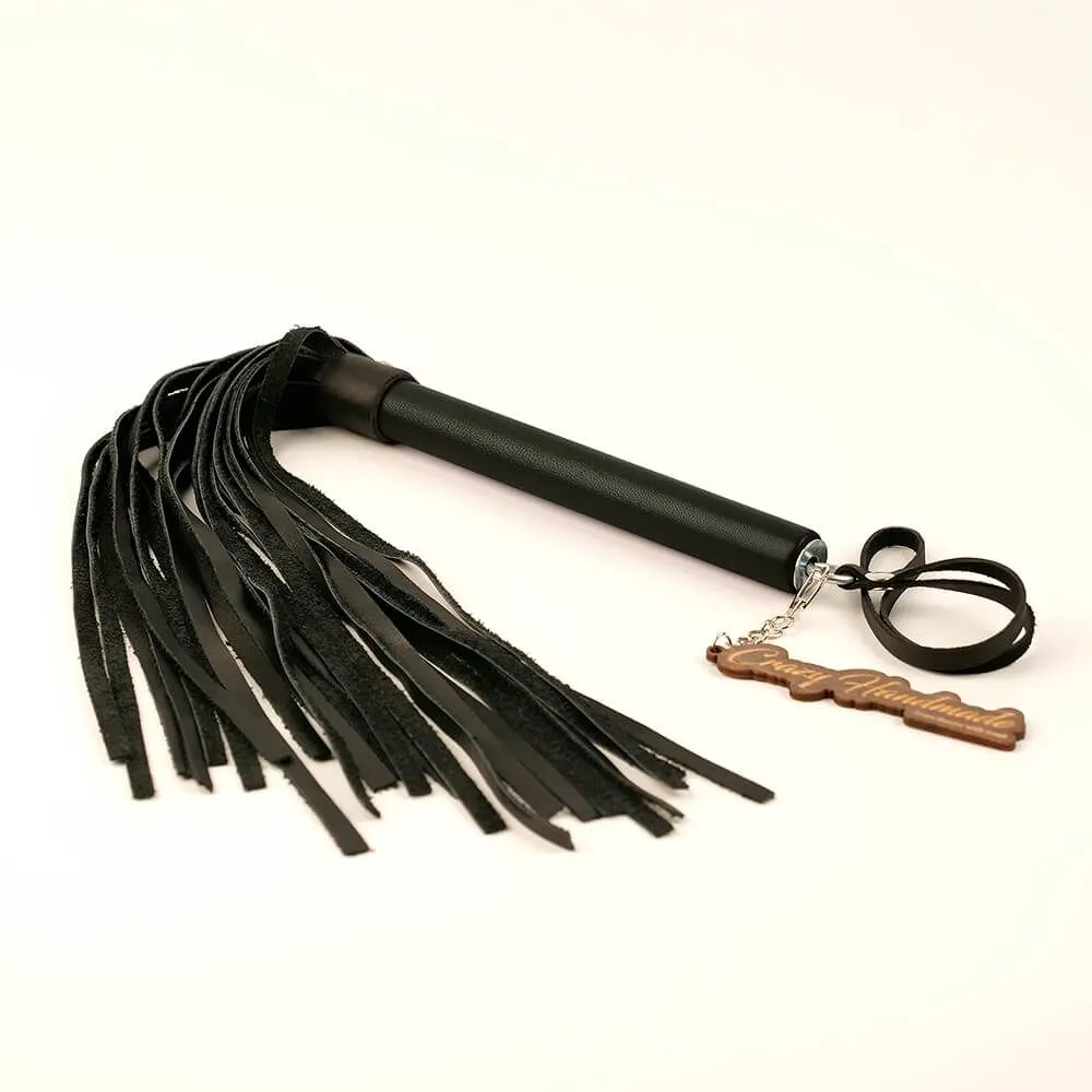 плеть pinkrabbit из натуральной кожи, с черной ручкой в Новом Уренгое