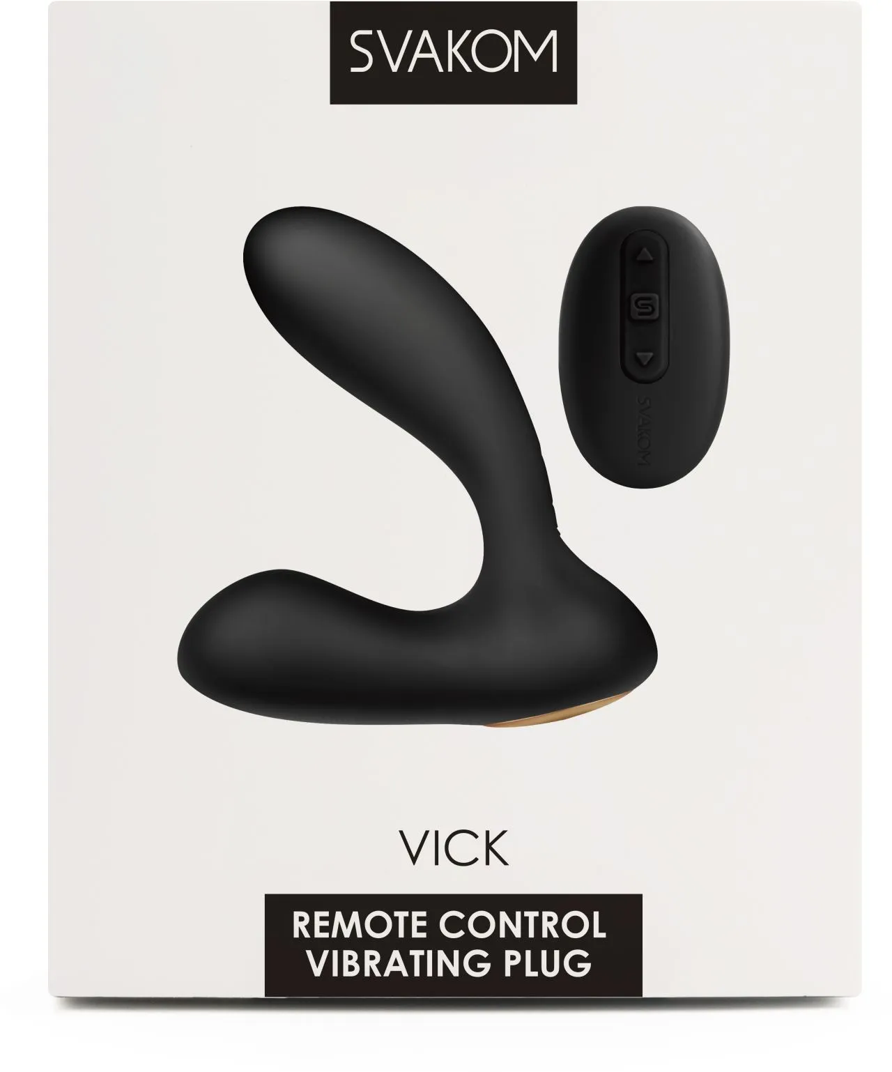 вибромассажер простаты vick black с пультом управления в Новом Уренгое