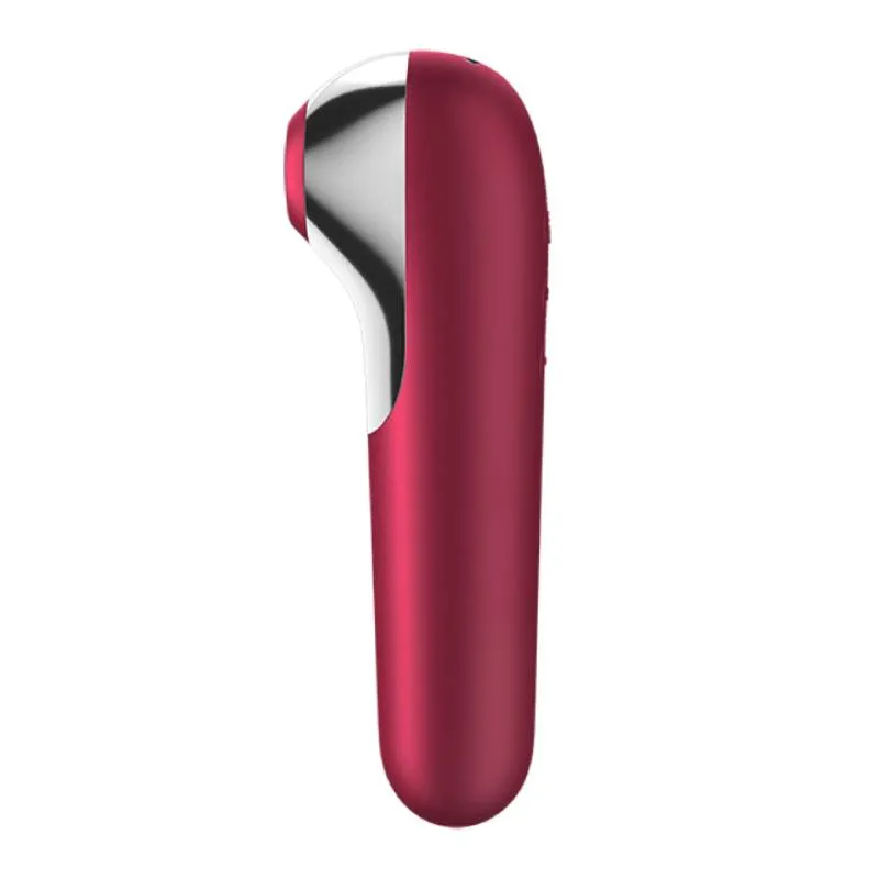 вакуум-волновой бесконтактный стимулятор клитора satisfyer dual love, красный в Новом Уренгое