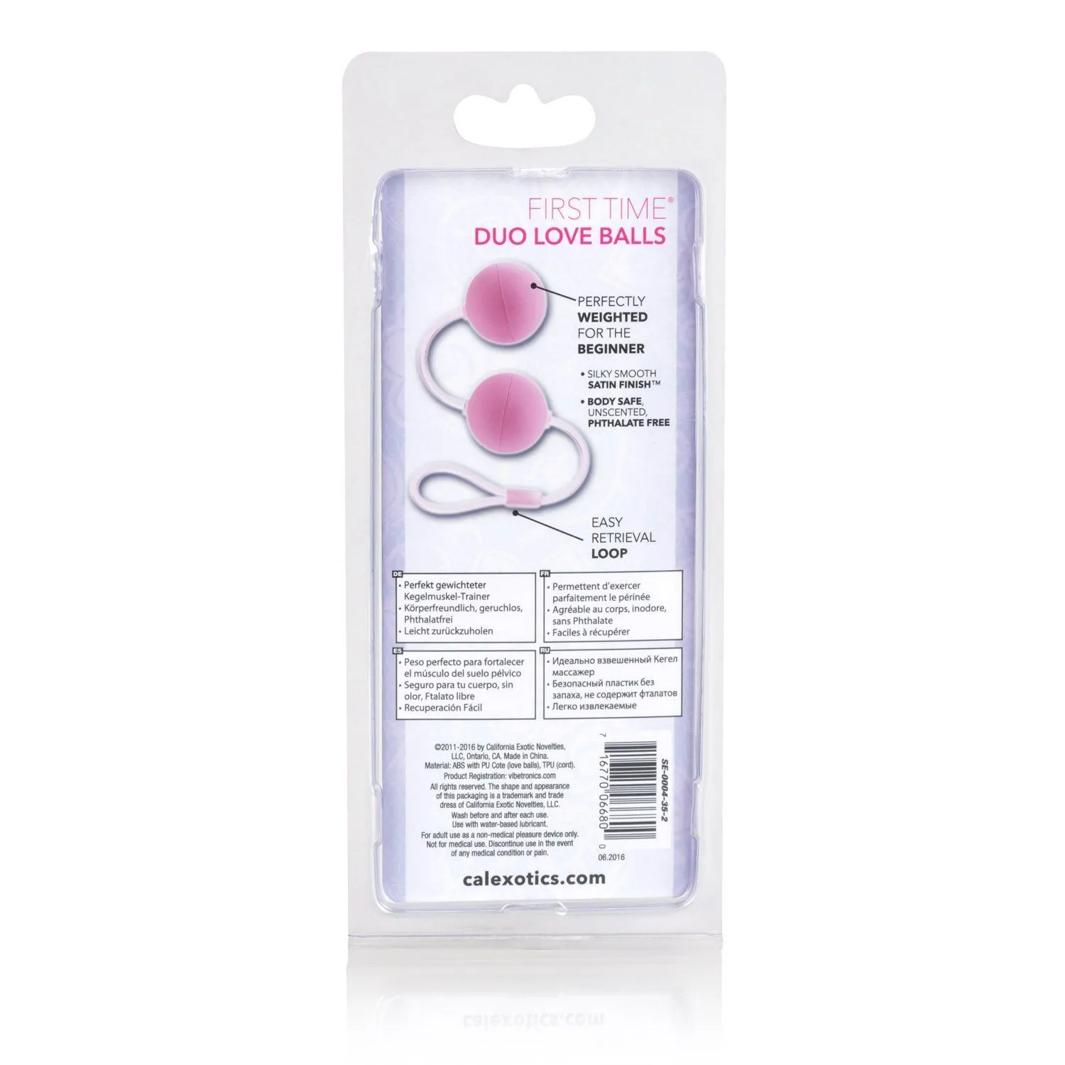 вагинальные шарики california exotic novelties love balls duo lover, розовые в Новом Уренгое