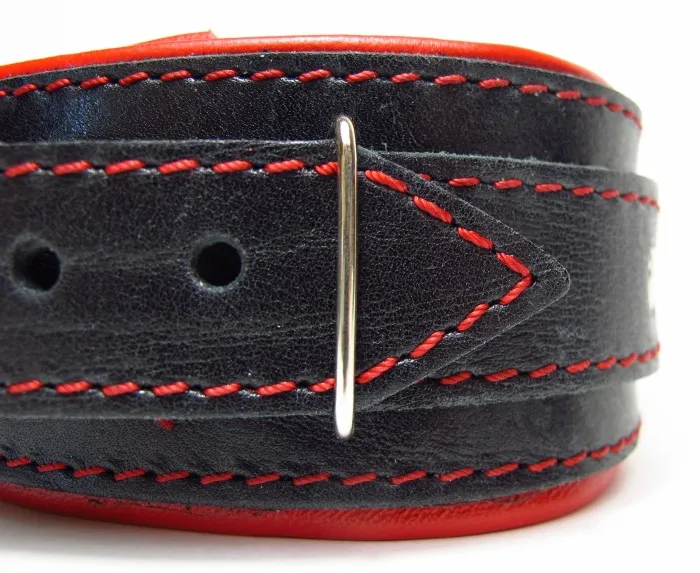 ошейник с красным подкладом  55036ars в Новом Уренгое