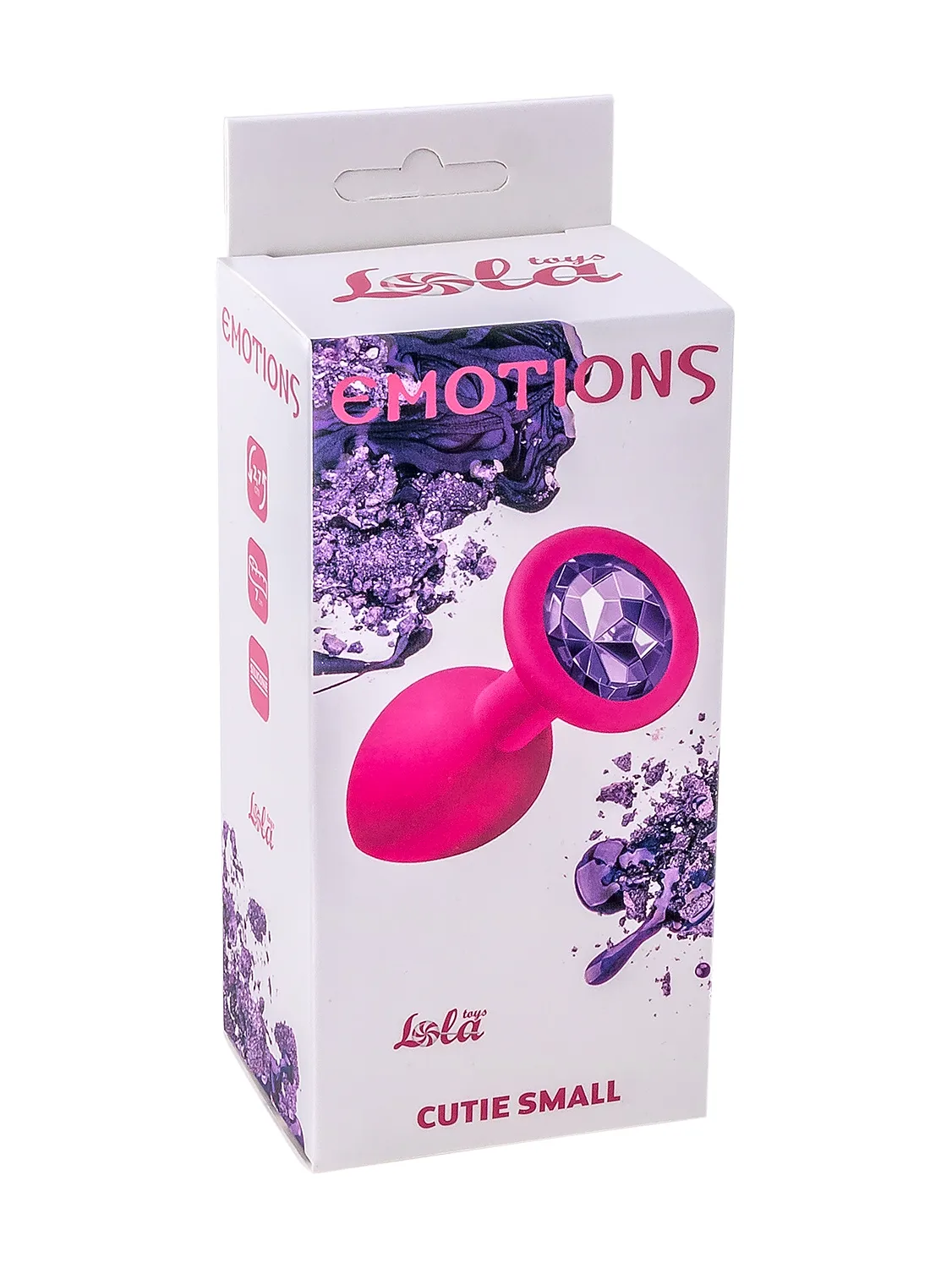 анальная пробка emotions cutie small pink dark purple crystal 4011-01lola в Новом Уренгое